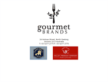 Tablet Screenshot of gourmetbrands.com.au